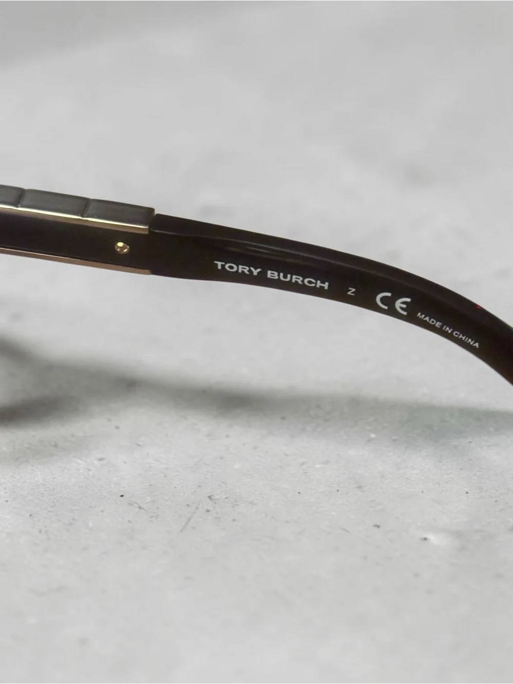 Tory Burch Oversized Black Gradient Sunglasses Gold Hardware